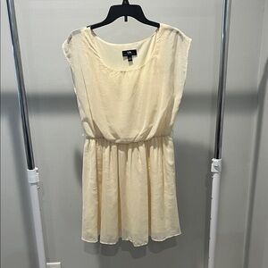 I.N. San Francisco Light Yellow Mini Dress